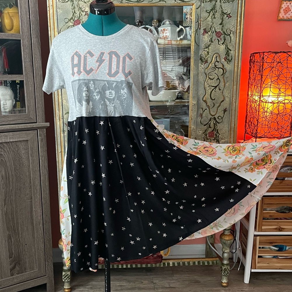 AC/DC T-Shirt Dress